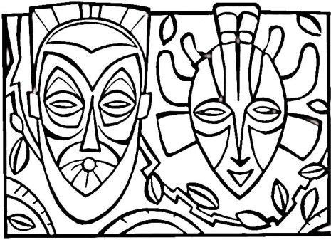 africa coloring pages  getdrawings