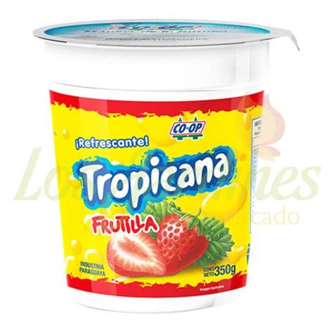 yoghurt tropicana frutilla coop  grs