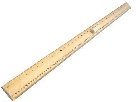 wooden rule meter yard stick ruler imperial metric measurements mm cm