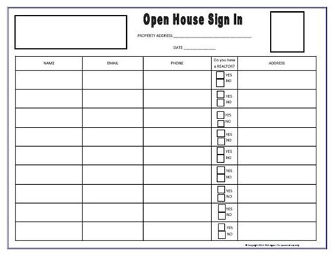 open house sign  sheet blue real estate forms open house real