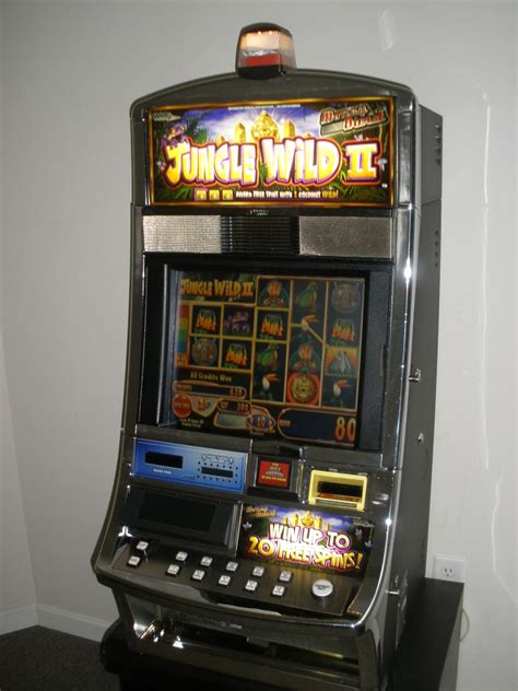 wms jungle wild ii video slot machine  sale gamblers oasis usa