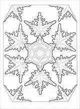 Coloring Snowflake Pages Mandala Printable Adults Print Winter Snowflakes Adult Christmas Getdrawings Google Everfreecoloring Color Getcolorings sketch template