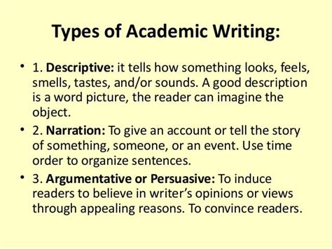 types  introduction  academic writing