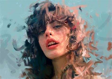 expressive female portraits by ivana besevic inspiration grid
