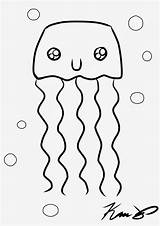 Coloring Jellyfish Pages Library Clipart Cartoon sketch template