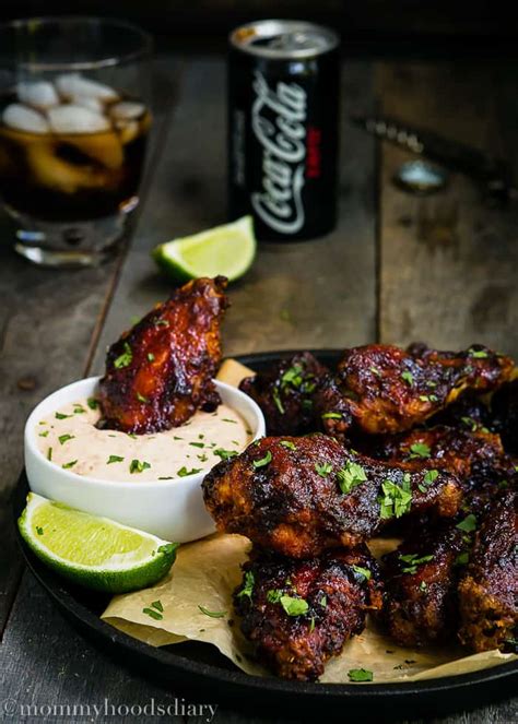 Spicy And Sweet Baked Chipotle Chicken Wings Mommy S