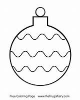 Christmas Coloring Ornament Printable Ornaments Pages Ball Light Bulb Tree Kids Drawing Simple Color Getcolorings Bulbs Getdrawings Sheets Colorings Inspiration sketch template