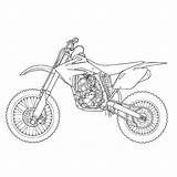 Crossmotor Kleurplaten Motorcross Motoren Crossmotoren Downloaden Uitprinten Terborg600 Kleurplatenl sketch template