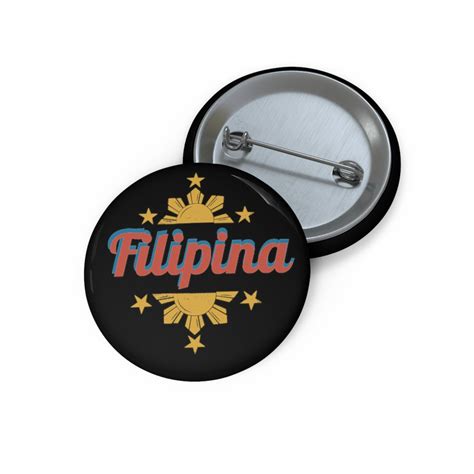 Filipino Pin Filipina Pin Button Filipino Art Filipino Sun Etsy