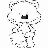 Autism Coloring Bears Popular sketch template