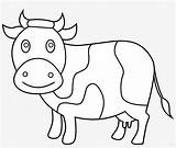 Cow Coloring Clipart Color Pages Cute Collection Pngkey Clipground Find sketch template