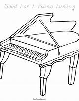 Harpsichord Piano sketch template