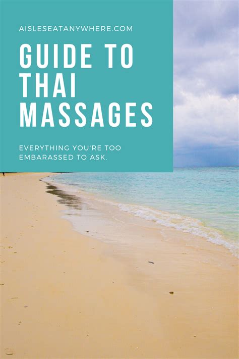 Thai Massage What You Need To Know In 2020 With Images Thailand
