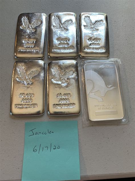 wts oz silver bars pmsforsale