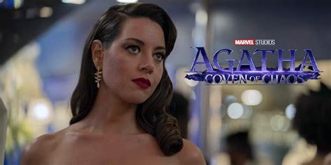 aubrey plazas agatha coven  chaos character revealed  fans
