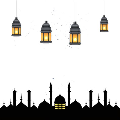 ramadan kareem lamps png image eid el kabir  clipart full size