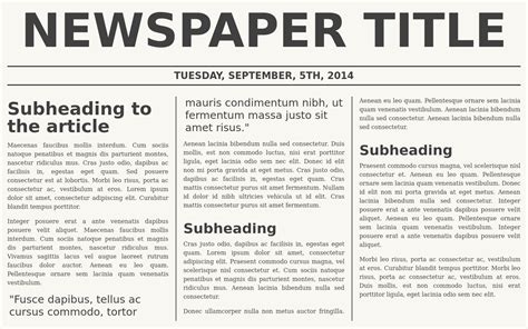 newspaper layout  css columns codepad