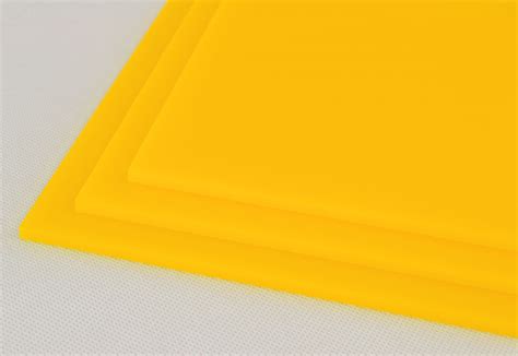 yellow acrylic perspex sheet cut  size cut plastic sheeting