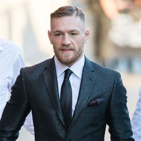 conor mcgregor haircut high skin fade with hard side