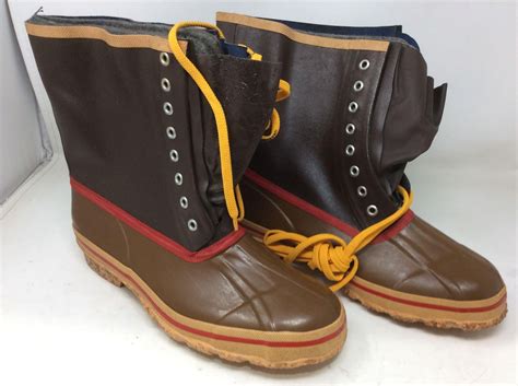 mens insulated rubber lace  boots size