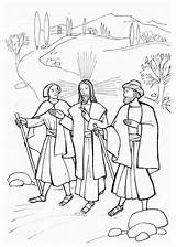 Emmaus Disciples Discepoli Bibel Story Emaus Lesson Benefit Unbelievable Ostern Abbiate Paura Puzzles 1157 sketch template