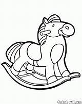 Jouets Coloriages Cheval sketch template