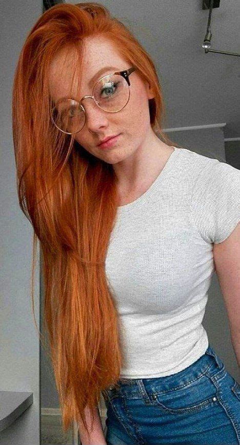 Glasses Beautiful Red Hair Beautiful Redhead Stunning