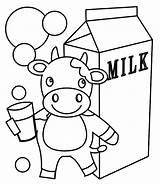 Milk Coloring Pages Carton Shake Bar Printable Chocolate Candy Getcolorings Milkshake Color Template Print sketch template