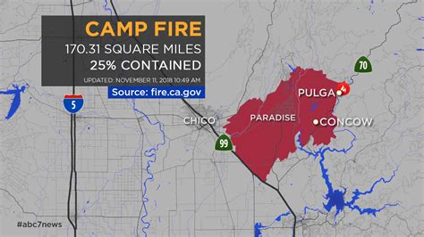 Maps A Look At The Camp Fire In Butte County And Other