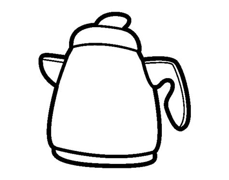 teapot coloring book clipartsco