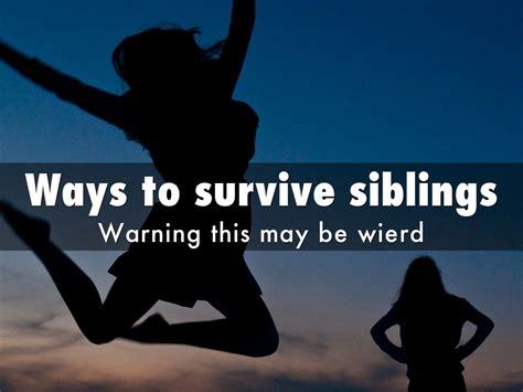 ways to survive siblings by lexi denmark