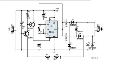 voltage inverter    schematic circuit diagram