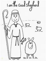 Sheep Coloring Shepherd Lost Jesus Pages Printable Christmas Good Para Craft Kids Clipart Sunday Es Preschool Niños Oveja Colorear Pastor sketch template