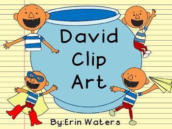 david clip art  creating stations worksheets  tpt products