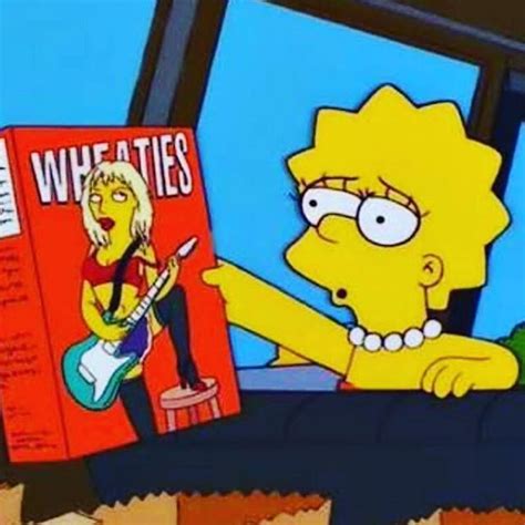 I Love Lisa Courtney Love Los Simpson Simpson