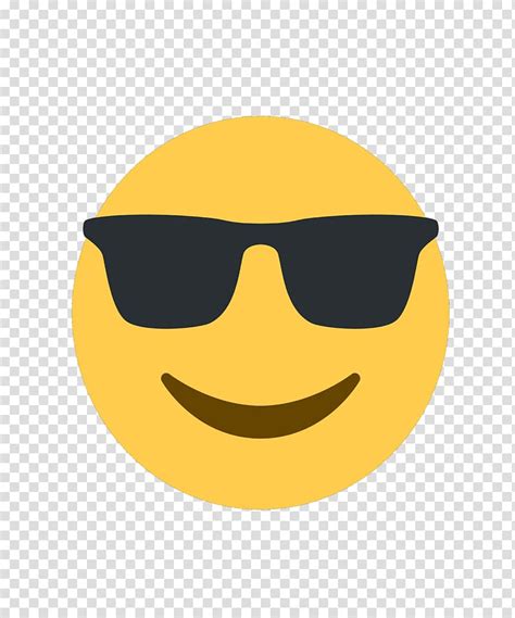 cool emoji emoji  emoticon iphone smiley sunglasses emoji transparent background png clipart