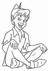 Pan Peter Coloring Pages Wendy Getcolorings Color sketch template