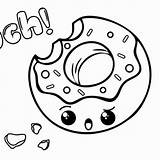Donuts Forcoloring Cupcake sketch template