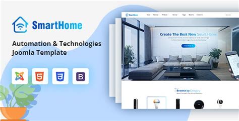smart home website templates themeforest