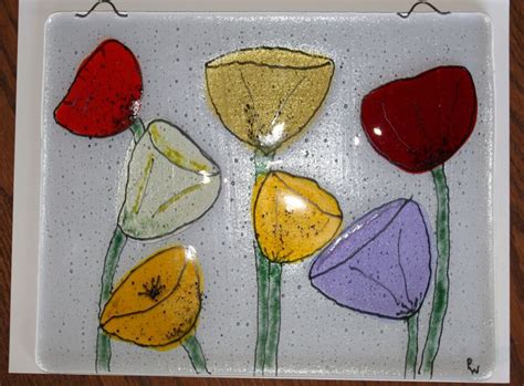 17 Best Images About Fused Glass Flowers On Pinterest Gardens