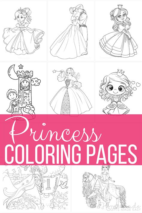 princess coloring pages  kids princess coloring princess