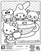 Sanrio Coloring Dibujos Mcdonalds Pochacco Melody ぬりえ Mcdonald Cinnamoroll ぬり絵 sketch template