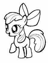Pony Coloring Little Pages Apple Clipart Baby Blossom Bloom Applebloom Printable Mylittlepony Cute Print Kids Colouring Phony Cliparts Shopkin Pie sketch template