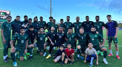 saff cup football visas issued pakistan   reach  day