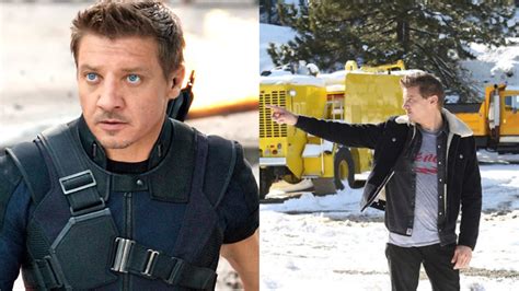 marvels hawkeye jeremy renner snow plow accident latest update