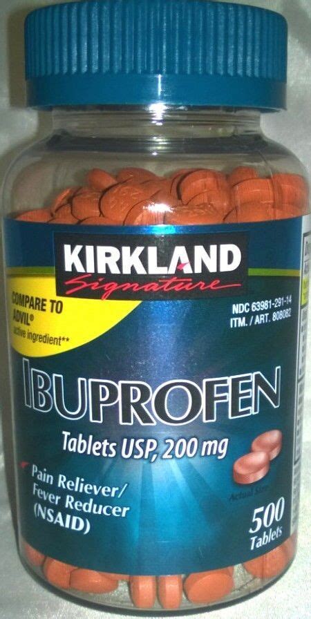 Kirkland Ibuprofen 200mg 500 Tablets Back Pain Muscle Headache And Fever