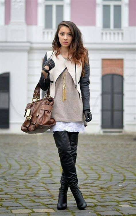 Pin By Cel77 On Gloves Fashion Fashion Clothes Women Thigh Boots Outfit