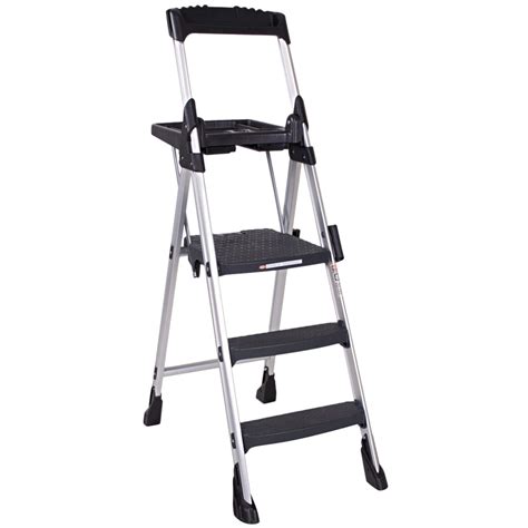 cosco abl worlds greatest step stool aluminum  step folding step stool  work platform