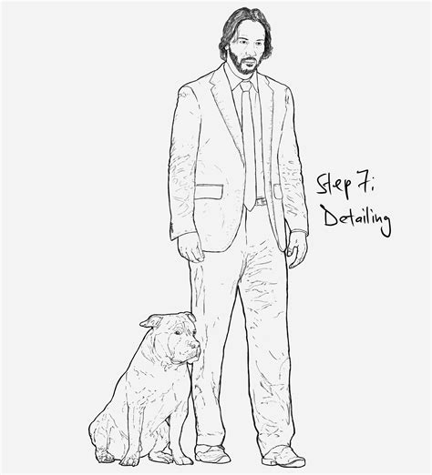 john wick coloring page coloring pages  boys tatto vrogueco