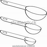 Teaspoon Spoons Template sketch template